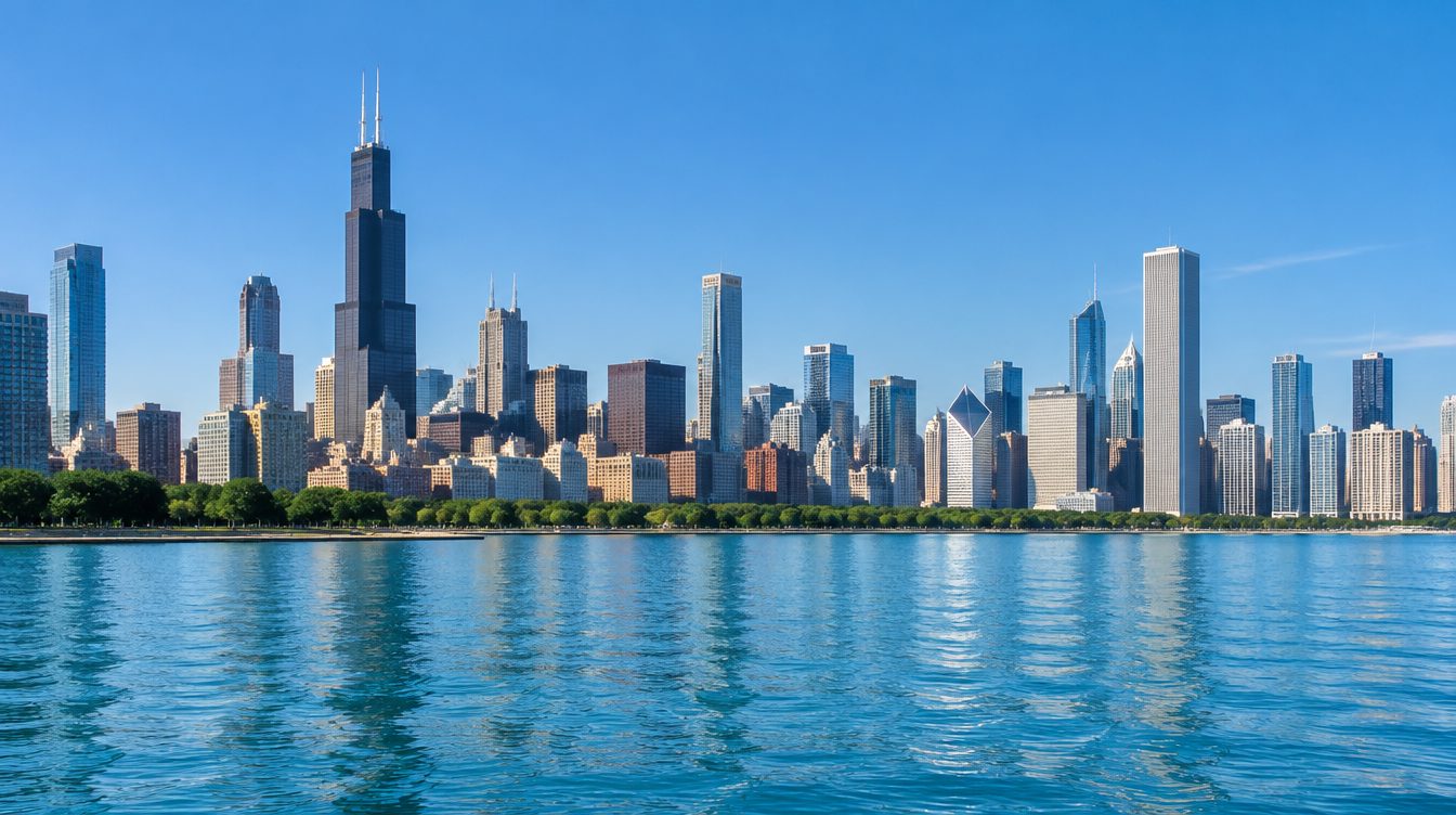Chicago, IL (60601) — a local landscape view