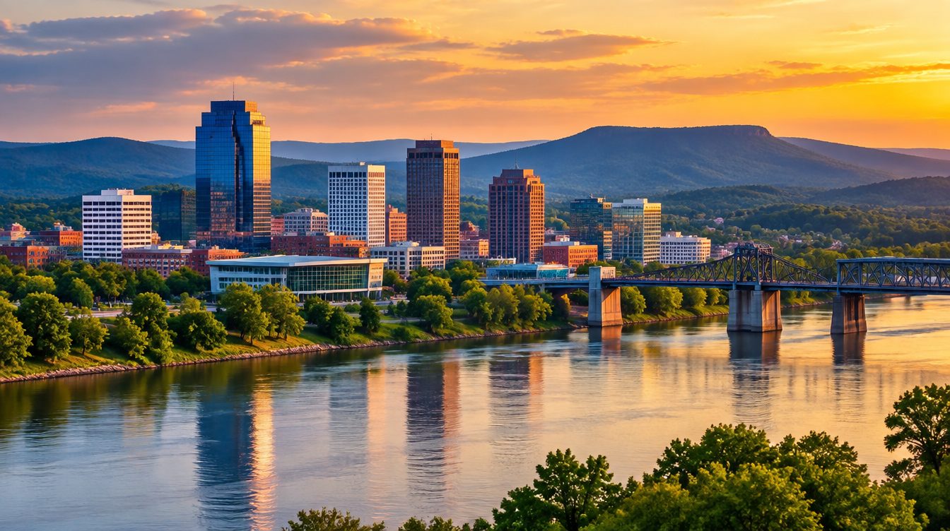Arkansas scenery — a landmark landscape view of the state