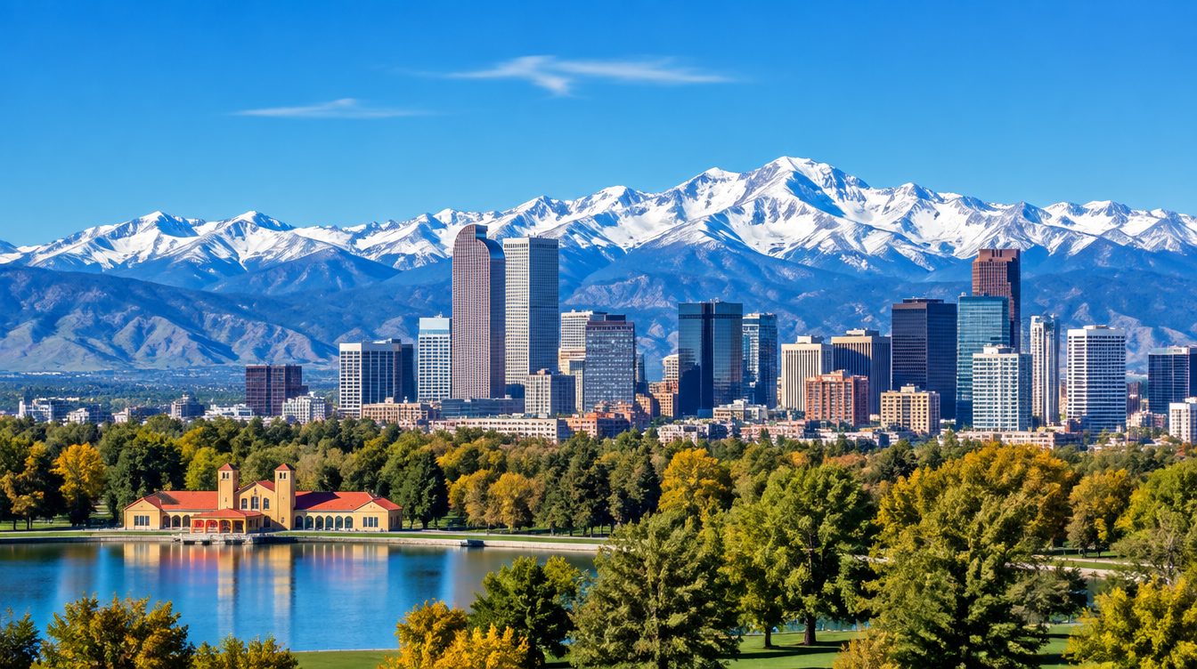 Colorado scenery — a landmark landscape view of the state