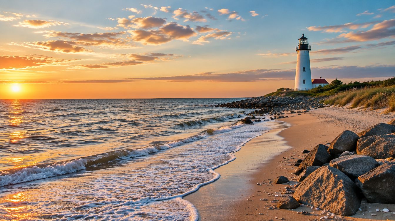 Delaware scenery — a landmark landscape view of the state