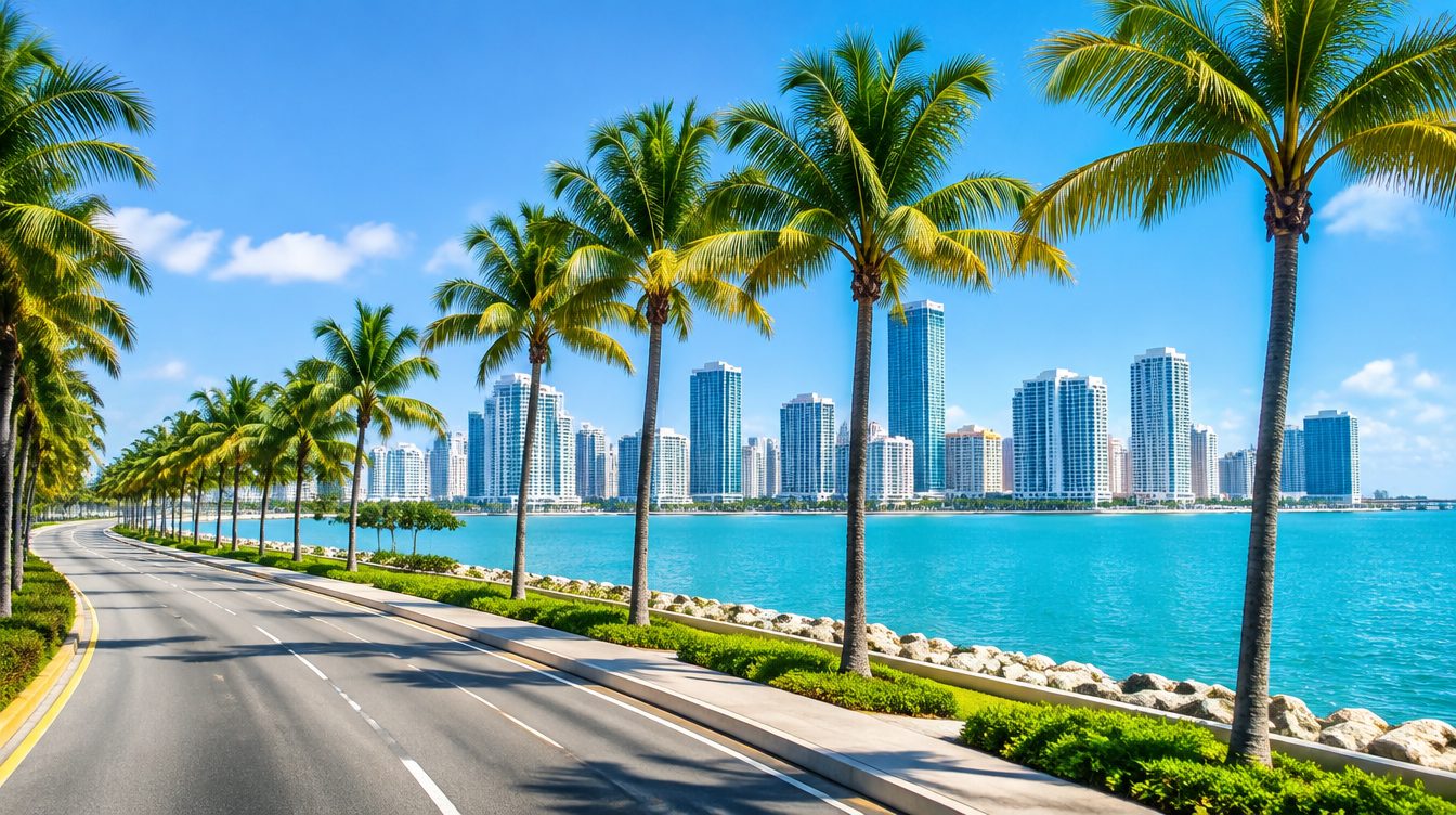 Florida scenery — a landmark landscape view of the state