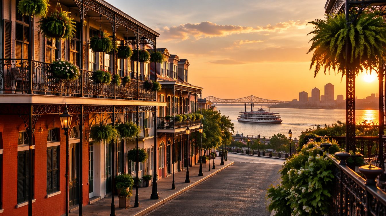 Louisiana scenery — a landmark landscape view of the state
