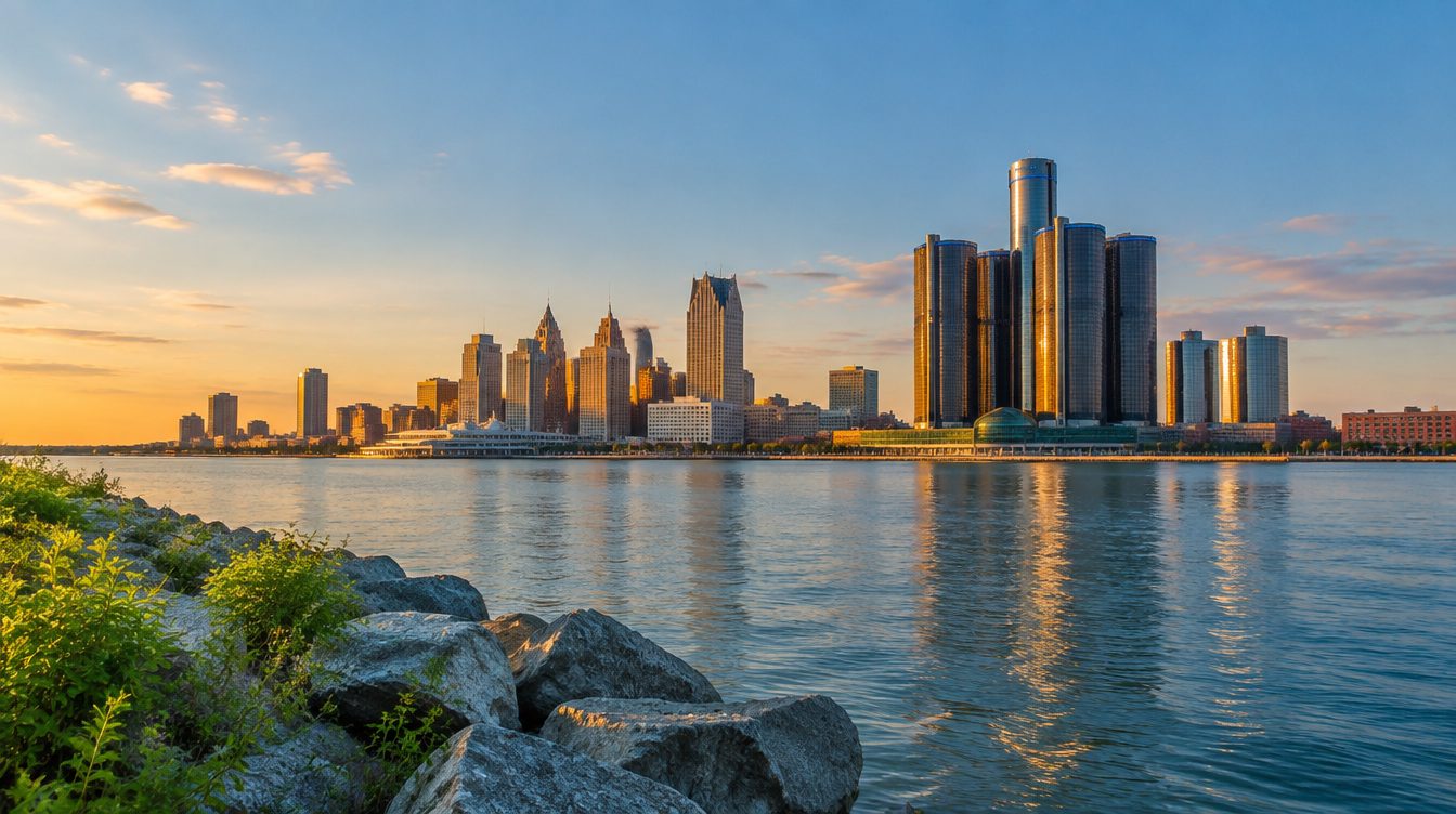 Michigan scenery — a landmark landscape view of the state