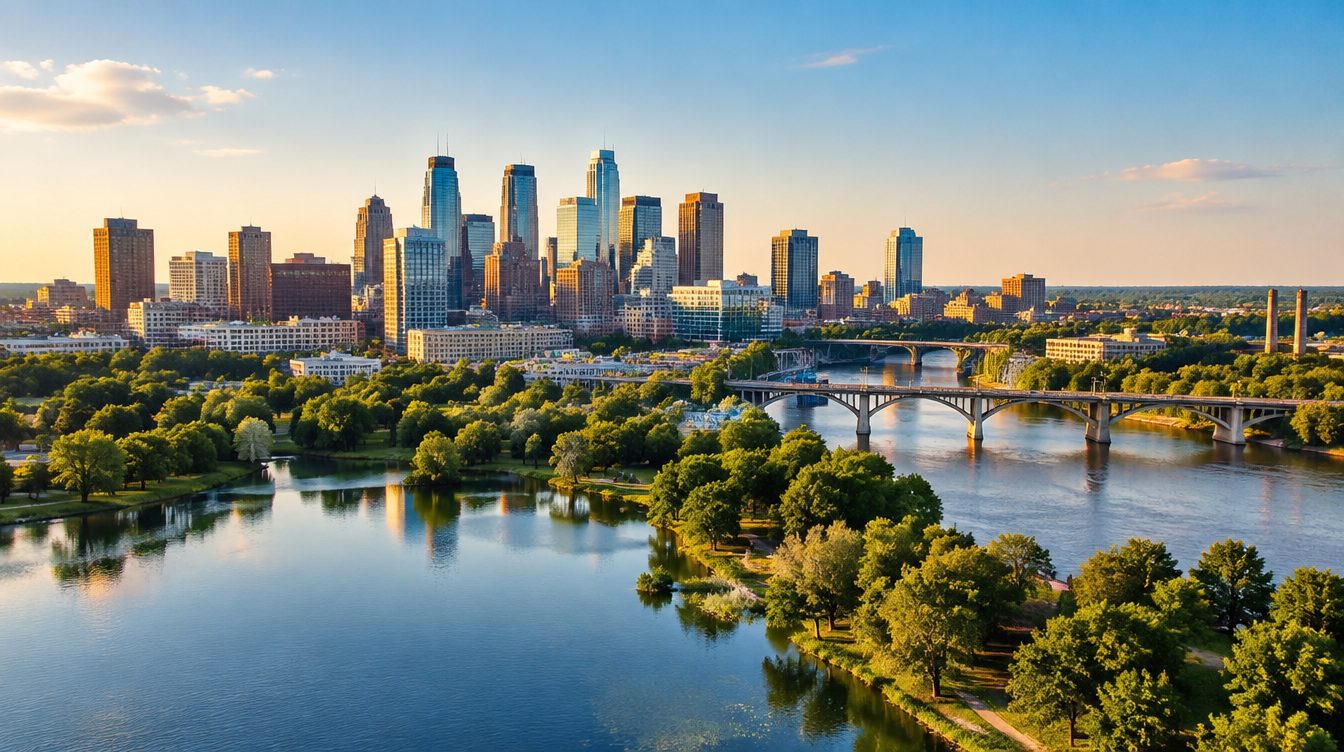 Minnesota scenery — a landmark landscape view of the state
