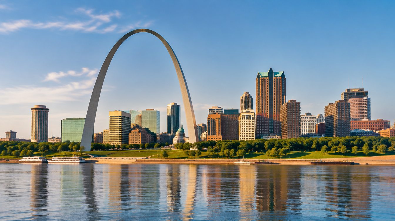Missouri scenery — a landmark landscape view of the state