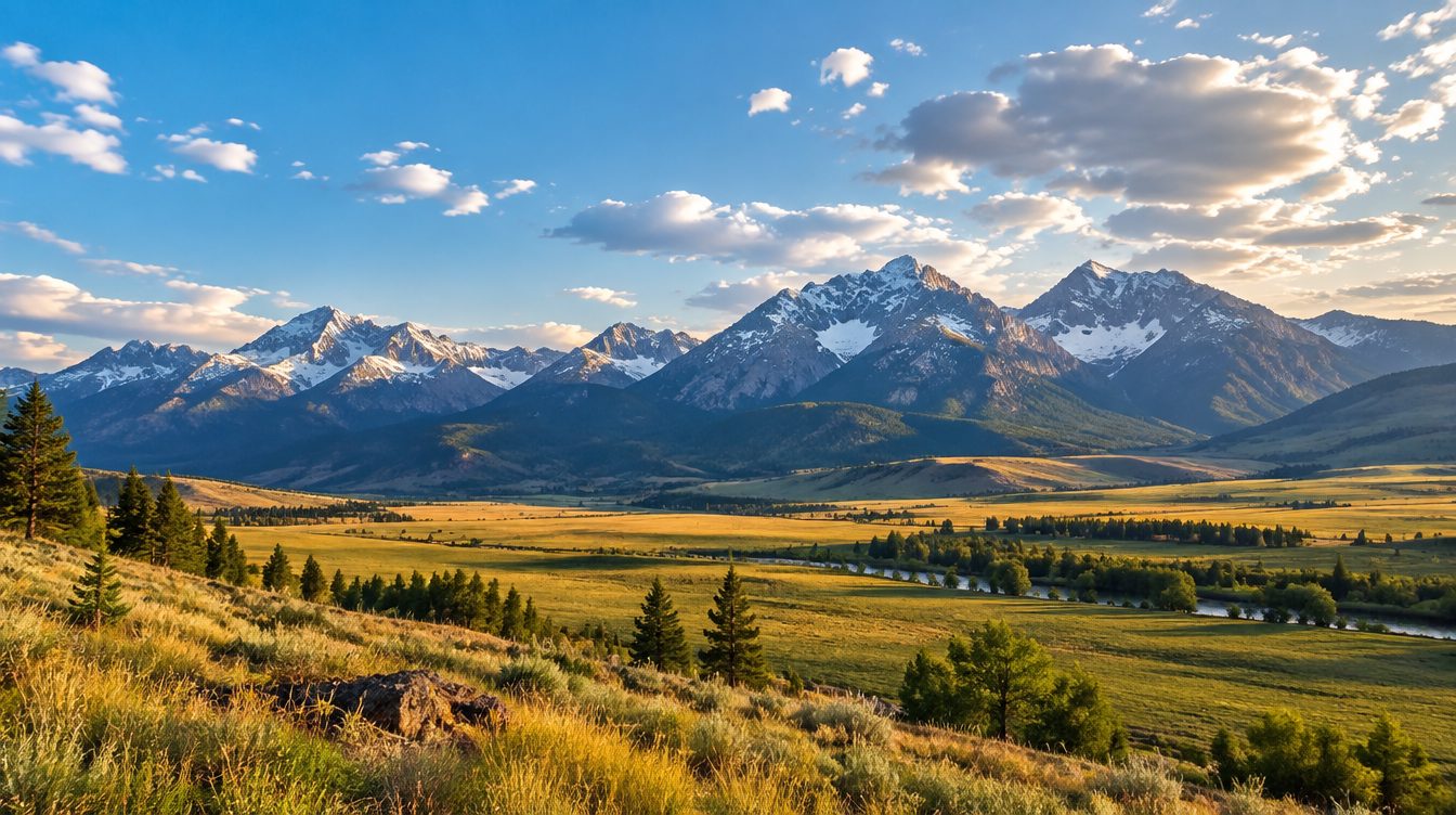 Montana scenery — a landmark landscape view of the state