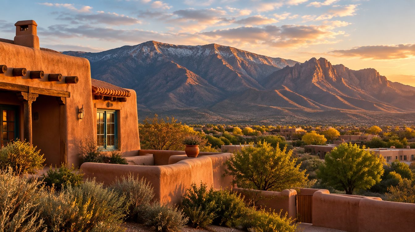 New Mexico scenery — a landmark landscape view of the state