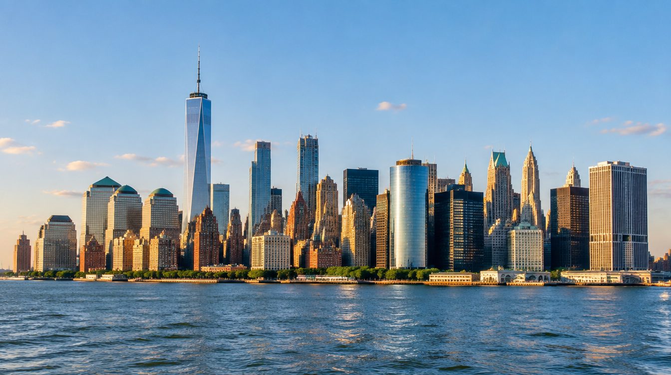 New York scenery — a landmark landscape view of the state
