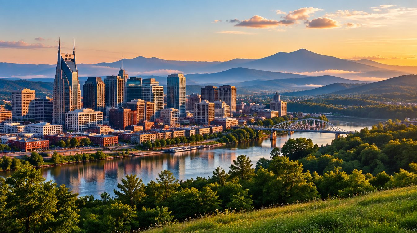 Tennessee scenery — a landmark landscape view of the state