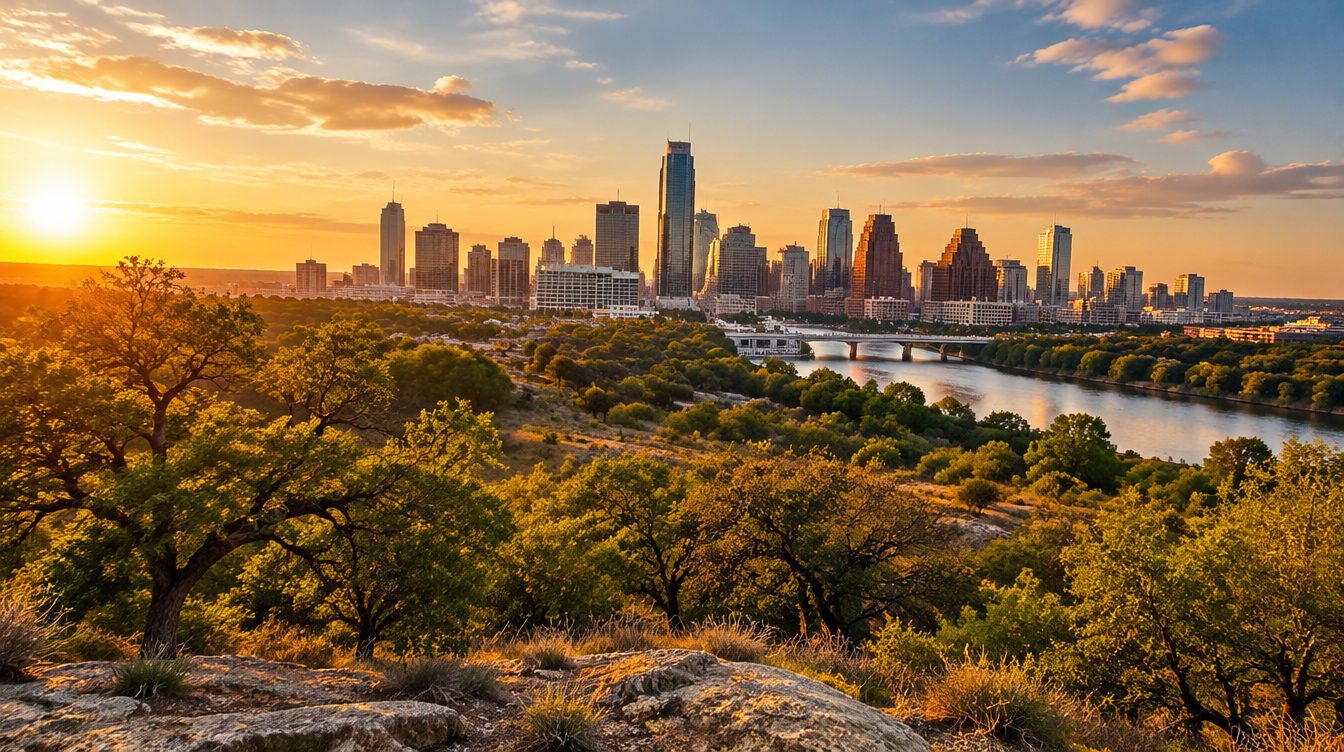 Texas scenery — a landmark landscape view of the state