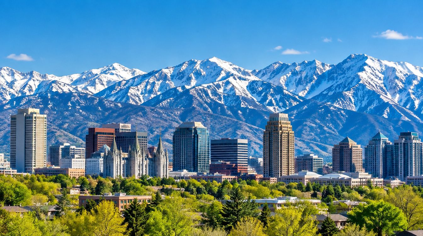 Utah scenery — a landmark landscape view of the state