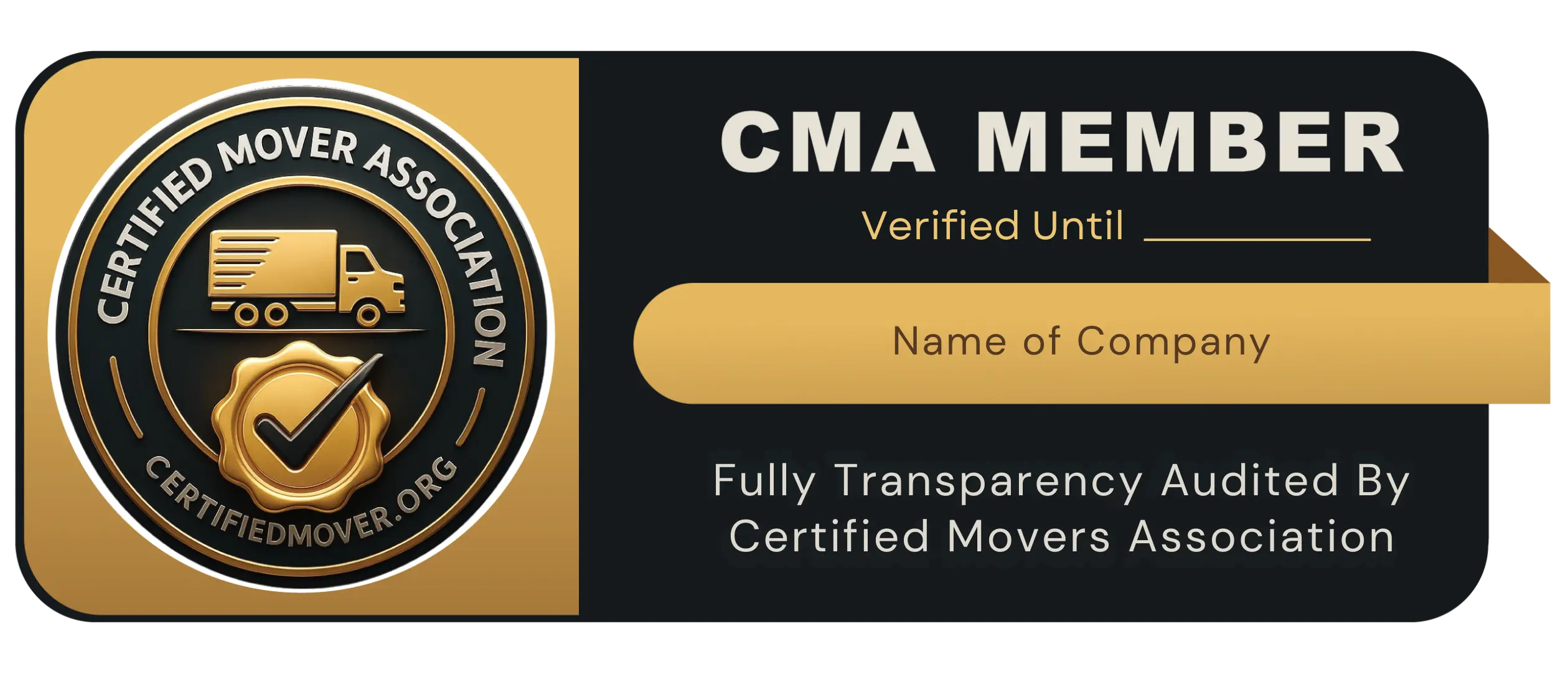 Certified Mover Association Badge