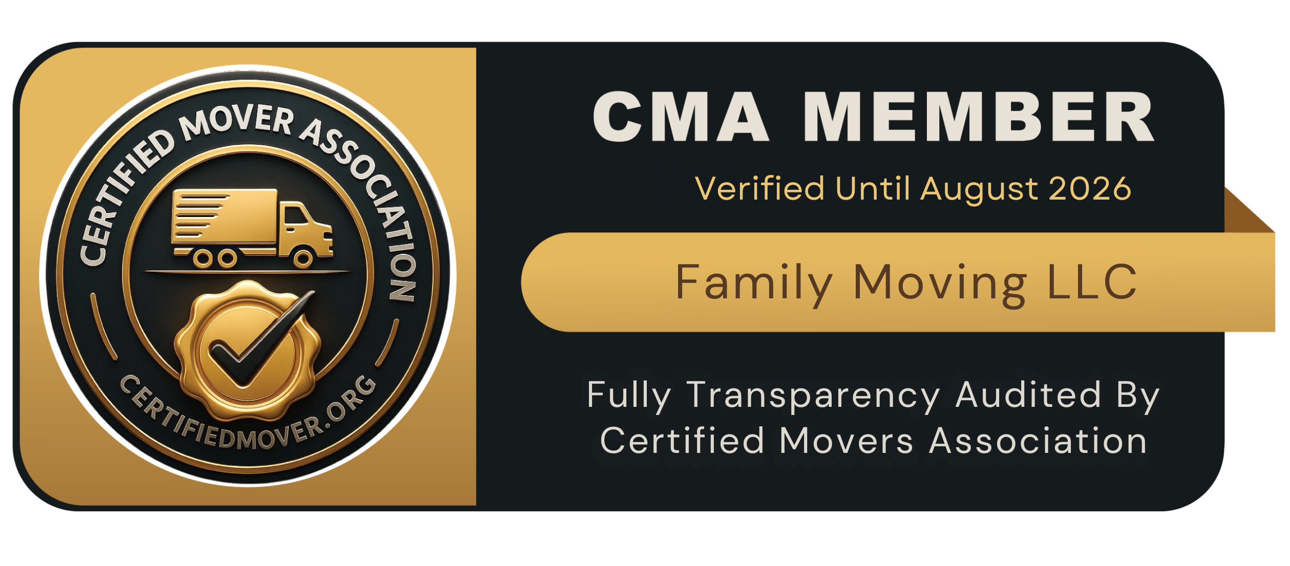 CMA Full Transparency Badge for Family Moving LLC